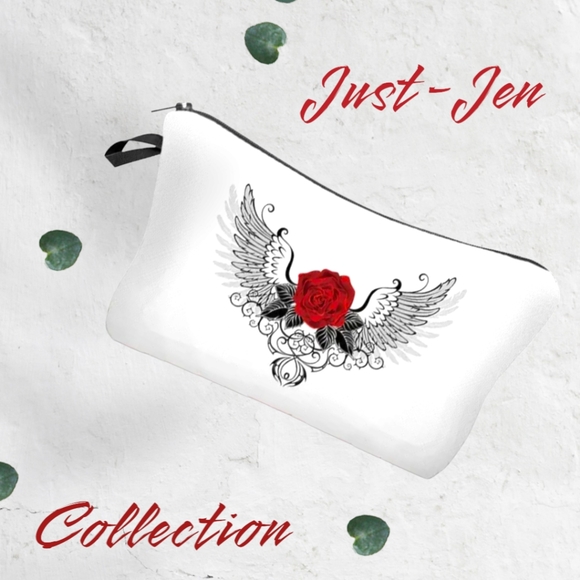 Red Rose Angel Cosmetics Bag - Picture 4 of 13